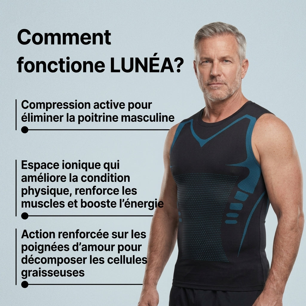 Débardeur amincissant homme LUNÉA